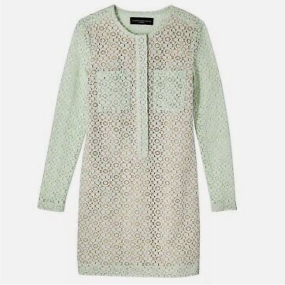 Victoria Beckham for Target Dresses & Skirts - Victoria Beckham Mint Green Lace Long Sleeve Dress large nwot